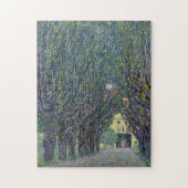 Gustav Klimt's Allee bij Schloss Kammer schilderij Legpuzzel (Verticaal)