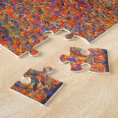 Gustav Klimt's beech Grove I beroemd schilderij Legpuzzel (Zijkant)