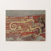 Gustav Klimt's beroemde schilderij Hygieia. Legpuzzel (Horizontaal)