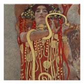 Gustav Klimt's beroemde schilderij Hygieia. Perfect Poster (Voorkant)