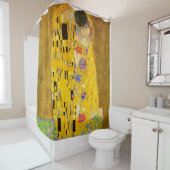Gustav Klimt's beroemde schilderij The Kiss Douchegordijn (In situ)