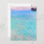 Gustav Klimt's beroemde schilderij uit Attersee. Briefkaart (Voorkant / Achterkant)