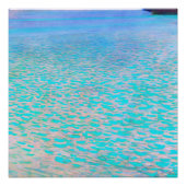 Gustav Klimt's beroemde schilderij uit Attersee. Perfect Poster (Voorkant)