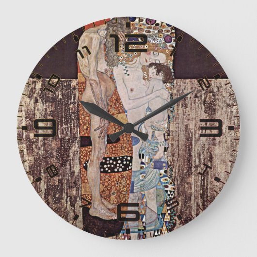 Gustav Klimts De Drie Leeftijden van de Vrouw Grote Klok (Voorkant)