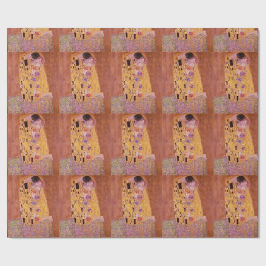  Gustav Klimt's De kus Cadeaupapier (Vlak)