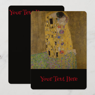 Gustav Klimt's De Kus Schilderij Fine Art Liefde Kaart