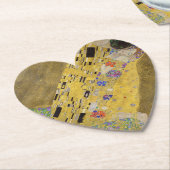 Gustav Klimt's De Kus Schilderkunst Kartonnen Onderzetters (Gekanteld)