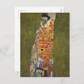Gustav Klimt's Hope II (1907-1908) Feestdagenkaart (Voorkant / Achterkant)