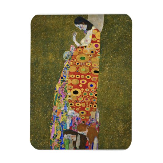 Gustav Klimt's Hope II (1907-1908) Magneet (Verticaal)