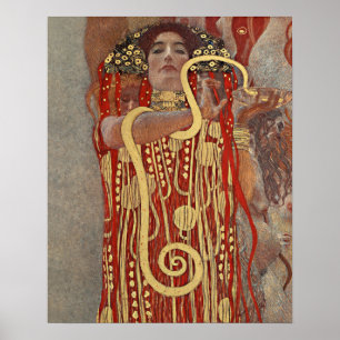 Gustav Klimt's Hygieia Poster