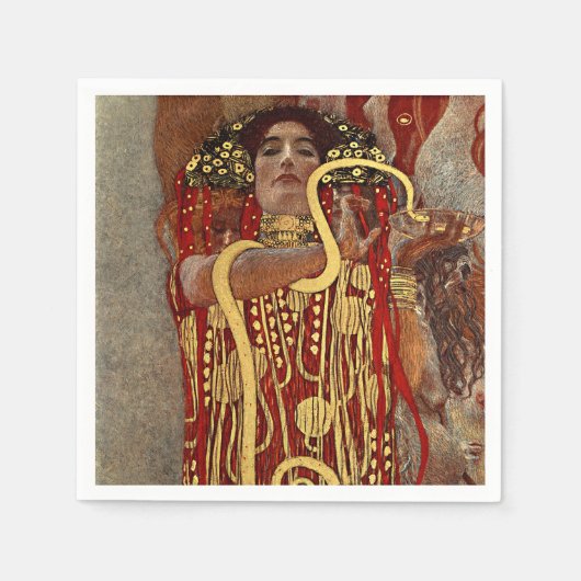 Gustav Klimt's Hygiëne Servet (Voorkant)