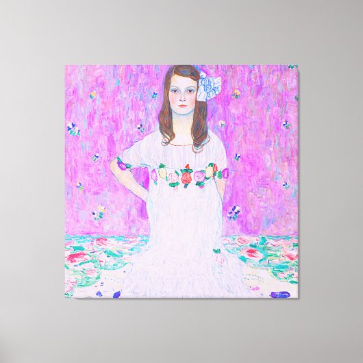 Gustav Klimt's Mäda Primavesi-schilderij Canvas Afdruk (Voorkant)