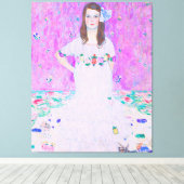 Gustav Klimt's Mäda Primavesi-schilderij Canvas Afdruk (Insitu (Houten vloer))