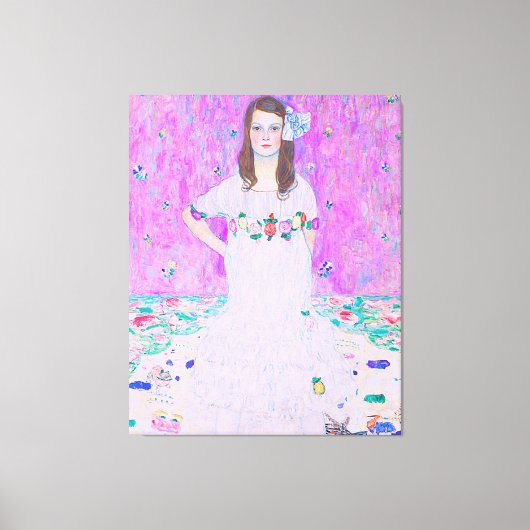 Gustav Klimt's Mäda Primavesi-schilderij Canvas Afdruk (Voorkant)
