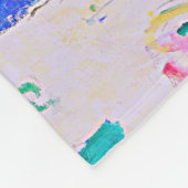 Gustav Klimt's Mäda Primavesi-schilderij Fleece Deken (Hoek)