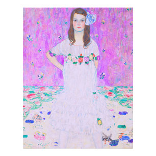Gustav Klimt's Mäda Primavesi-schilderij Foto Afdruk