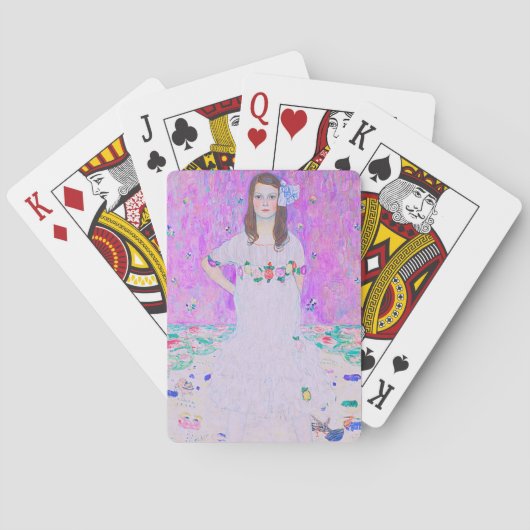 Gustav Klimt's Mäda Primavesi-schilderij Pokerkaarten (Achterkant)