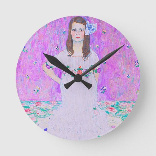 Gustav Klimt's Mäda Primavesi-schilderij Ronde Klok (Voorkant)