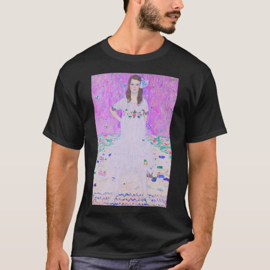 Gustav Klimt's Mäda Primavesi-schilderij T-shirt (Voorkant)