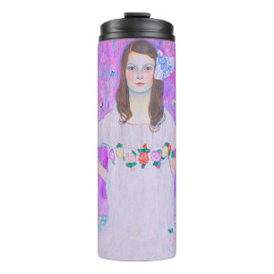 Gustav Klimt's Mäda Primavesi-schilderij Thermosbeker