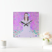 Gustav Klimt's Mäda Primavesi-schilderij Vierkante Klok (Huis)