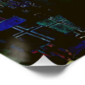 Gustav Klimt's schilderij 'Death and Life'. Perfect Poster (Hoek)