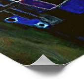 Gustav Klimt's schilderij 'Death and Life'. Poster (Hoek)