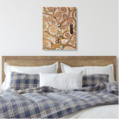 Gustav Klimt's schilderij "The Tree of Life" (1909 Canvas Afdruk (Insitu (Slaapkamer))
