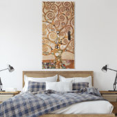 Gustav Klimt's schilderij "The Tree of Life" (1909 Canvas Afdruk (Insitu (Slaapkamer))
