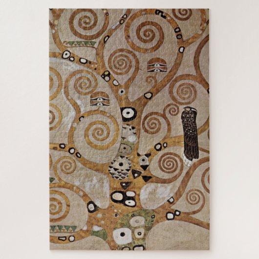 Gustav Klimt's schilderij "The Tree of Life" (1909 Legpuzzel (Verticaal)