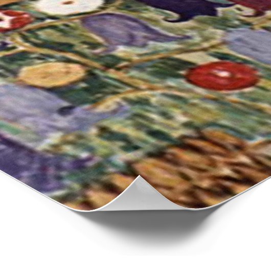 Gustav Klimt's schilderij "The Tree of Life" (1909 Poster (Hoek)