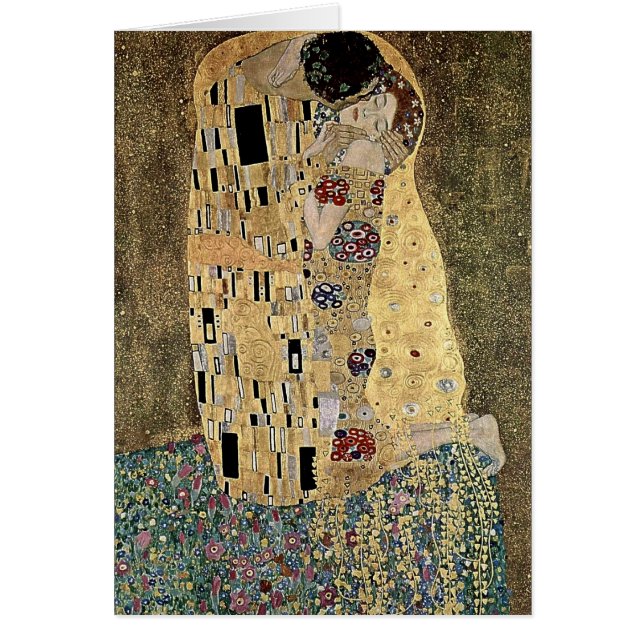 Gustav Klimt's The Kiss (circa 1908) (Voorkant)