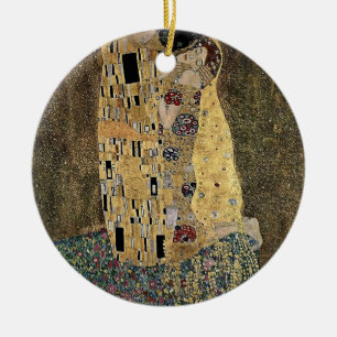 Gustav Klimt's The Kiss (circa 1908) Keramisch Ornament