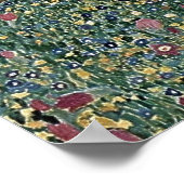 Gustav Klimt's The Kiss (circa 1908) Poster (Hoek)