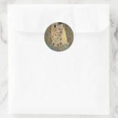 Gustav Klimt's The Kiss (circa 1908) Ronde Sticker (Tas)