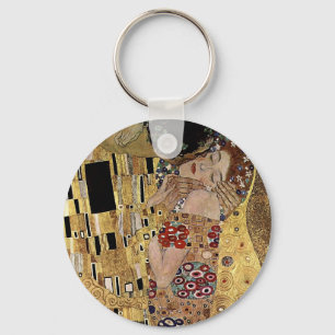 Gustav Klimt's The Kiss Detail (circa 1908) Sleutelhanger
