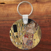 Gustav Klimt's The Kiss Detail (circa 1908) Sleutelhanger (Voorkant)