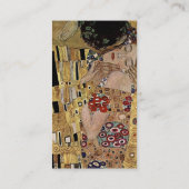 Gustav Klimt's The Kiss Detail (circa 1908) Visitekaartje (Achterkant)
