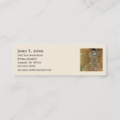 Gustav Klimt's The Lady in Gold, Adele Bloch-Bauer Mini Visitekaartje (Achterkant)