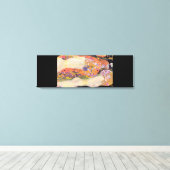 Gustav Klimt's Water Serpents II (1907) Canvas Pri (Insitu (Houten vloer))