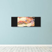 Gustav Klimt's Water Service II (1907) Canvas Afdruk (Insitu (Houten vloer))