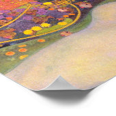 Gustav Klimts Water Slangen II (1907) Poster (Hoek)
