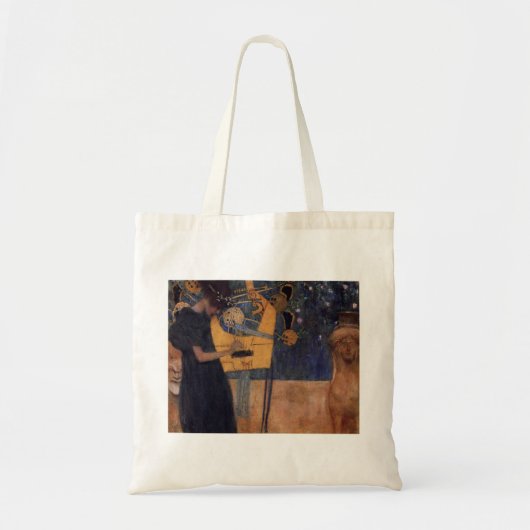 Gustav Kllimt Harp Music Canvas tas (Voorkant)