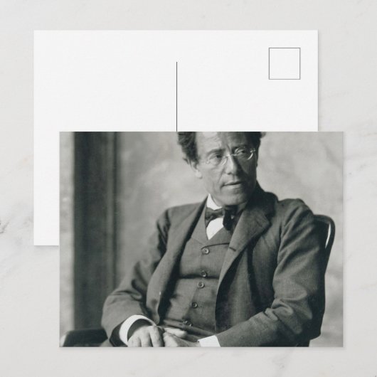 Gustav Mahler Briefkaart (Voorkant / Achterkant)