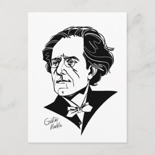Gustav Mahler Briefkaart