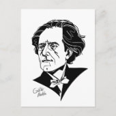 Gustav Mahler Briefkaart (Voorkant)
