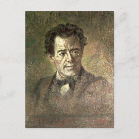 Gustav Mahler Briefkaart (Voorkant)
