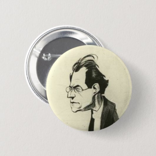 Gustav Mahler button (Voorkant /achterkant)
