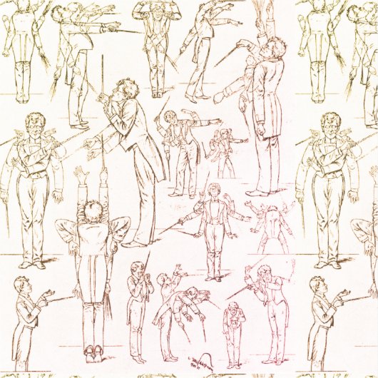 Gustav Mahler - Dirigeren Sticker (Voorkant)