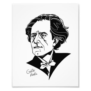 Gustav Mahler Foto Afdruk
